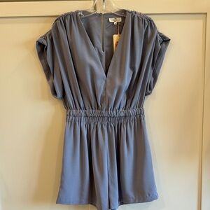 Anthropologie Blue Romper